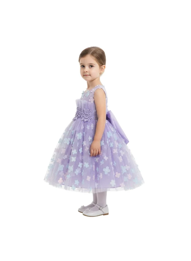 D'Daniela Floral Tulle Dress